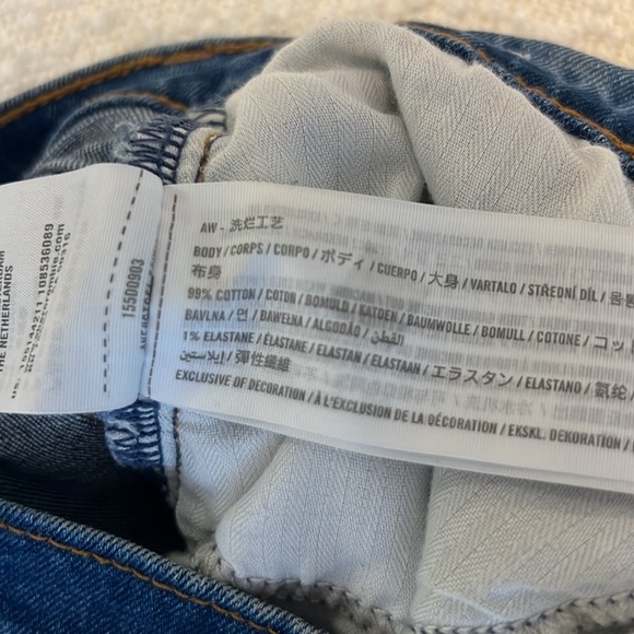 Abercrombie & Fitch The Ankle Straight Ultra High Rise Size 23/000L - Picture 10 of 10